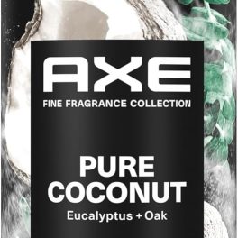 AXE Fine Fragrance Collection Body Spray Pure Coconut 72 Hour Freshness Aluminum Free 2.9 oz