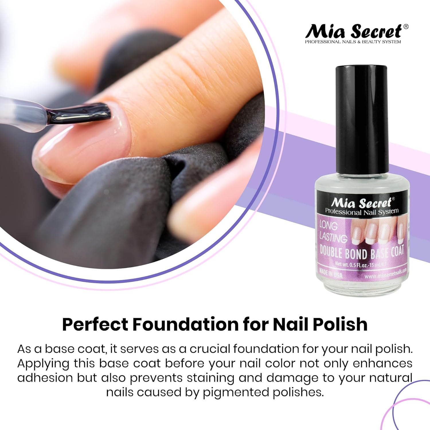 Mia Secret Professional Double Bond Base Coat - Image 3