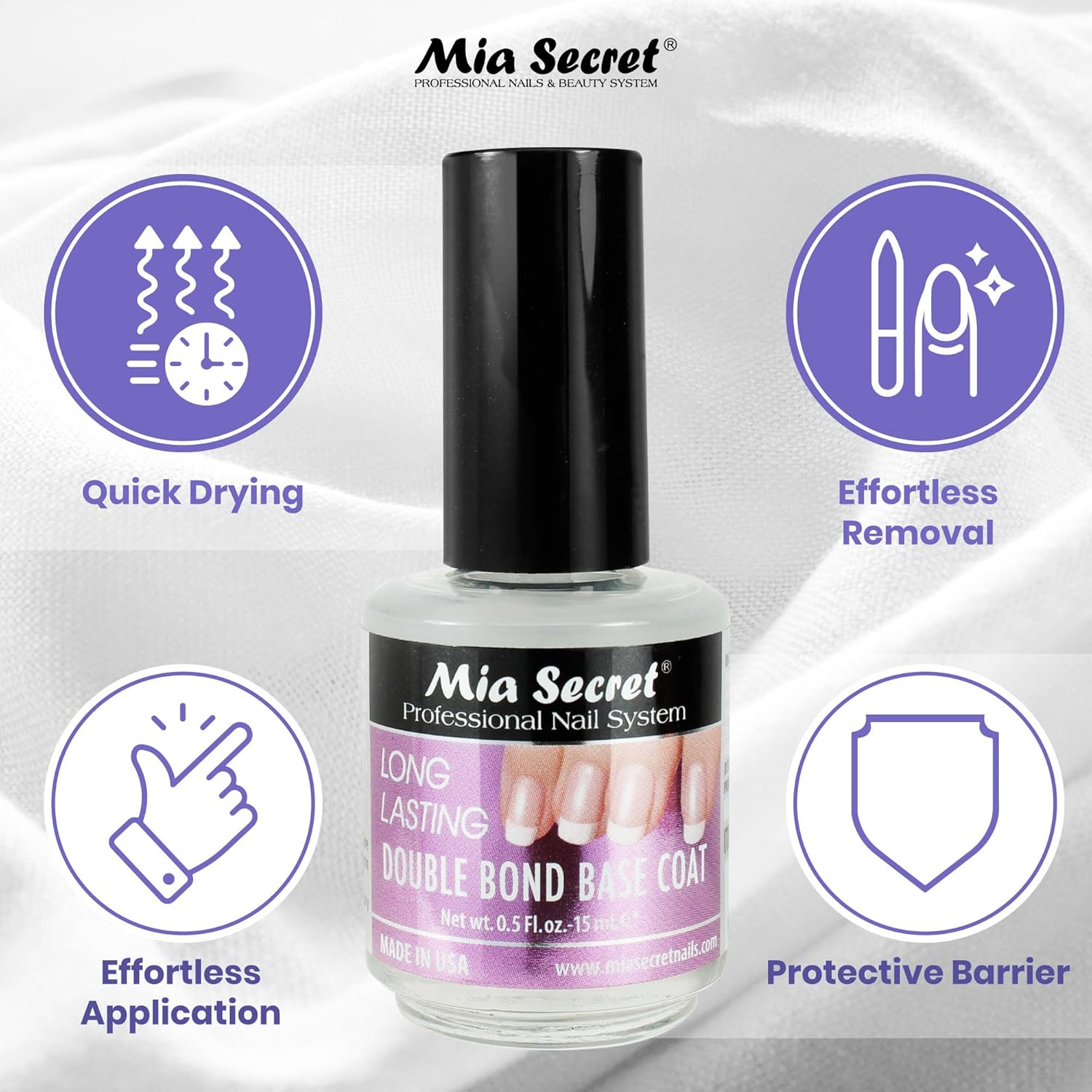 Mia Secret Professional Double Bond Base Coat - Image 6