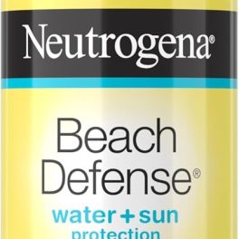 Neutrogena Beach Defense SPF 70 Sunscreen Spray, Broad Spectrum, Lightweight & Fast Absorbing, Oxybenzone & Octinoxate Free, Hawaii Act 104 Compliant Face & Body Sunscreen, 6.5 oz